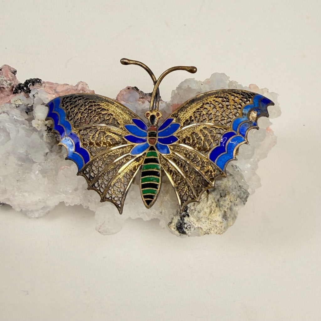 Golden Butterfly Brooch Butterfly Pin