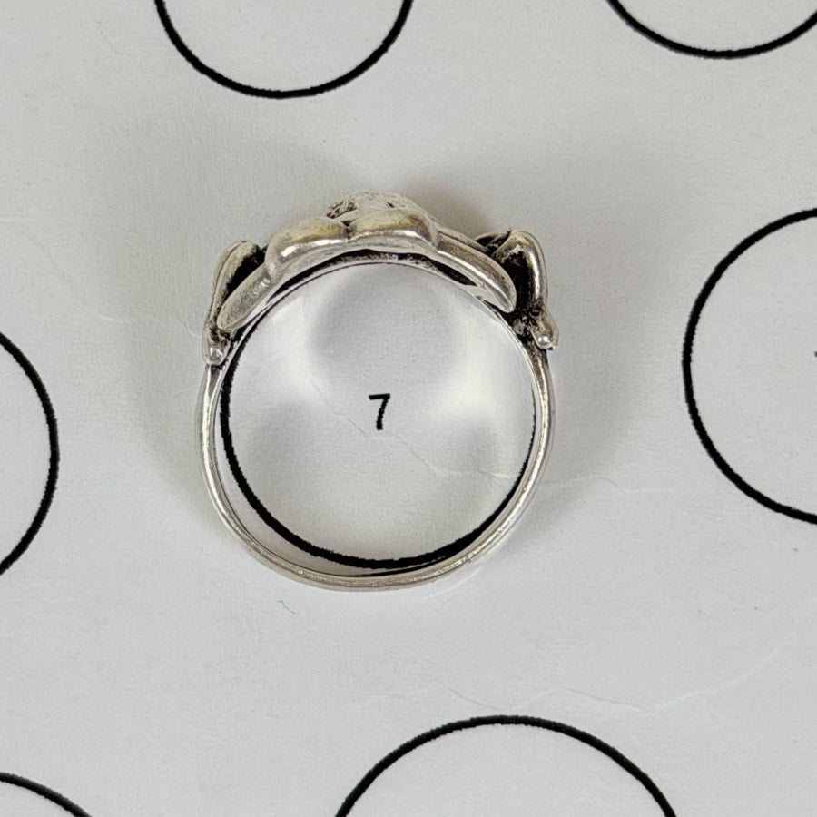 Silver Crab Ring Size 7