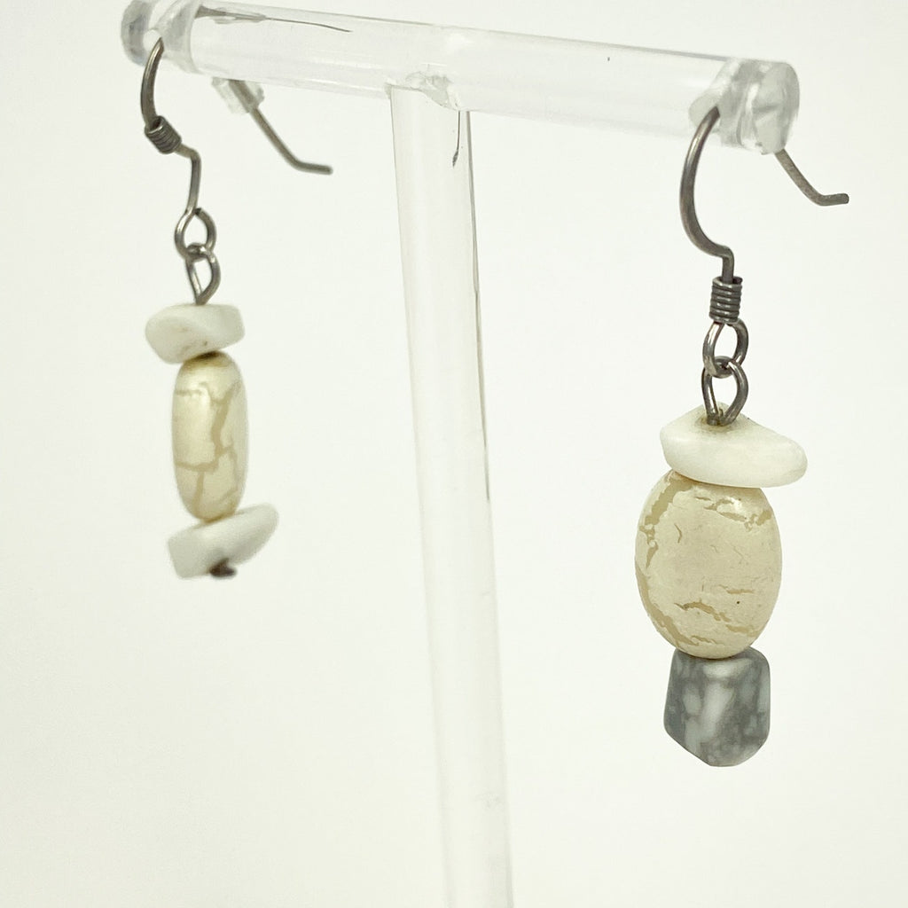 Dangly Shell Earrings Vintage 90s