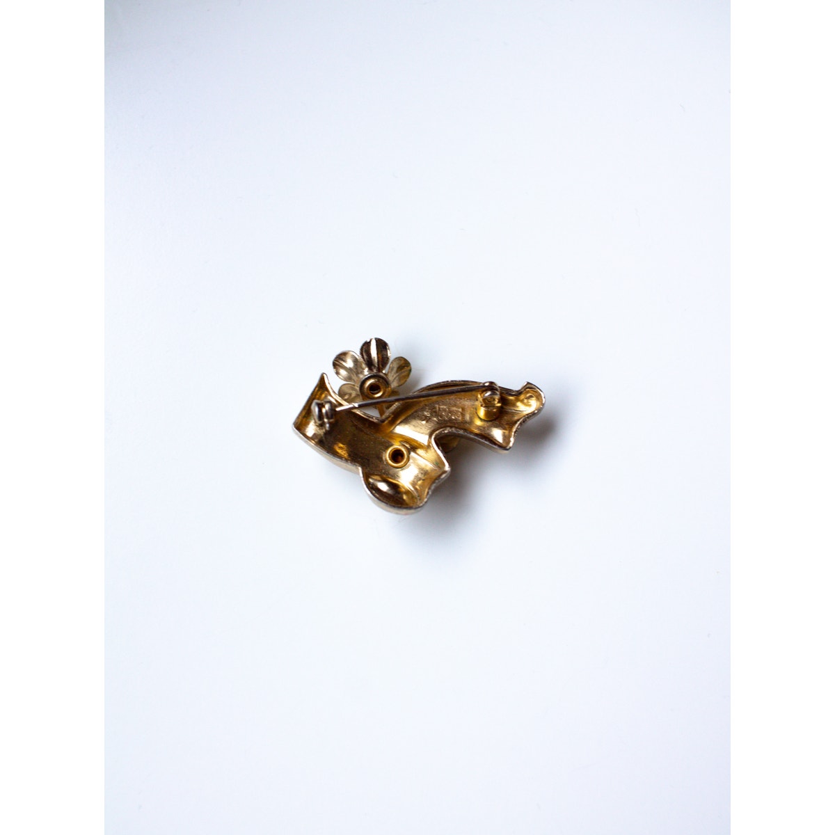 Floral Brooch Coro Gold Plated