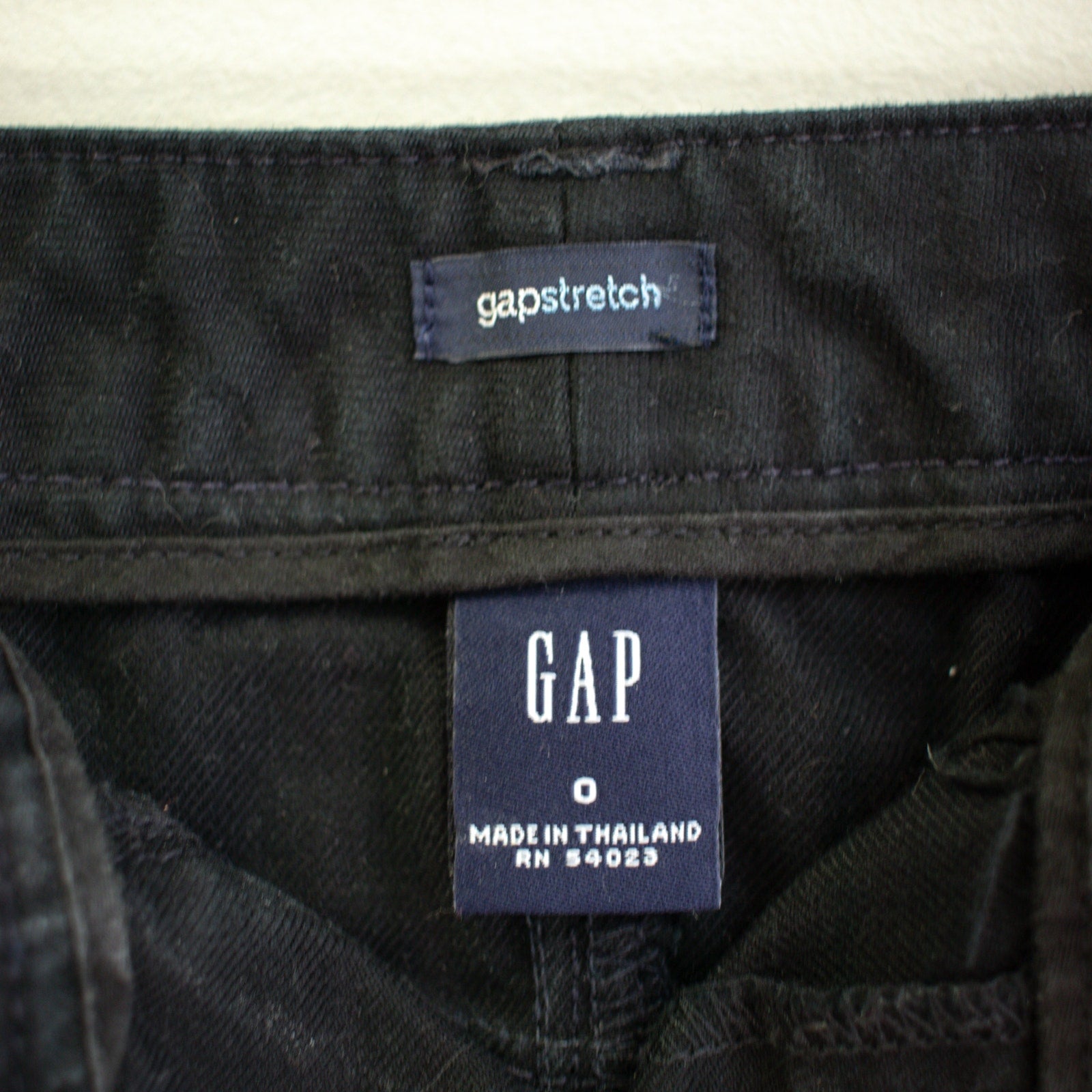 GAP Stretch Short Black Denim Skirt Size 0