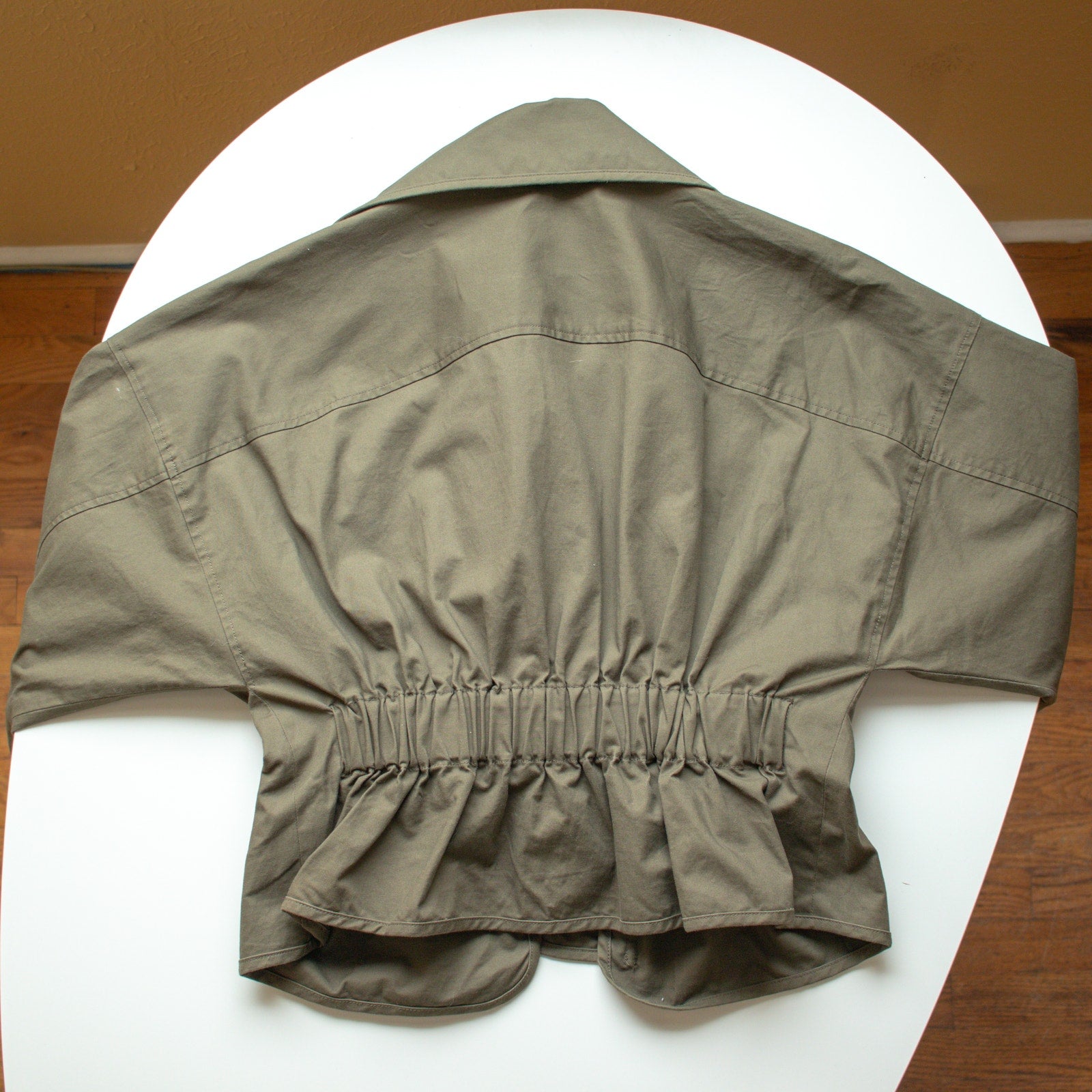 Anthropologie Green Belted Utility jacket Size Small