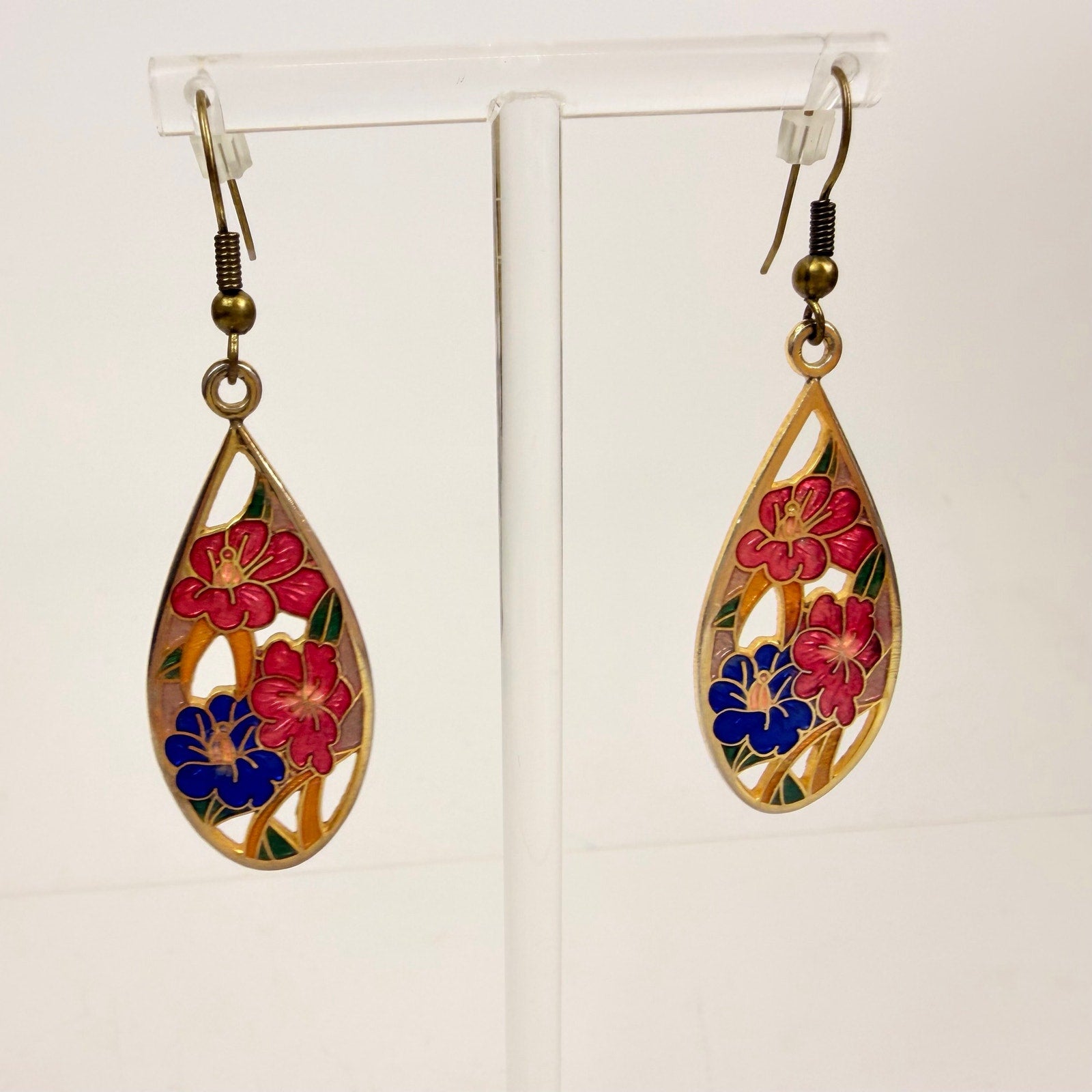 Lace Design Floral Earrings