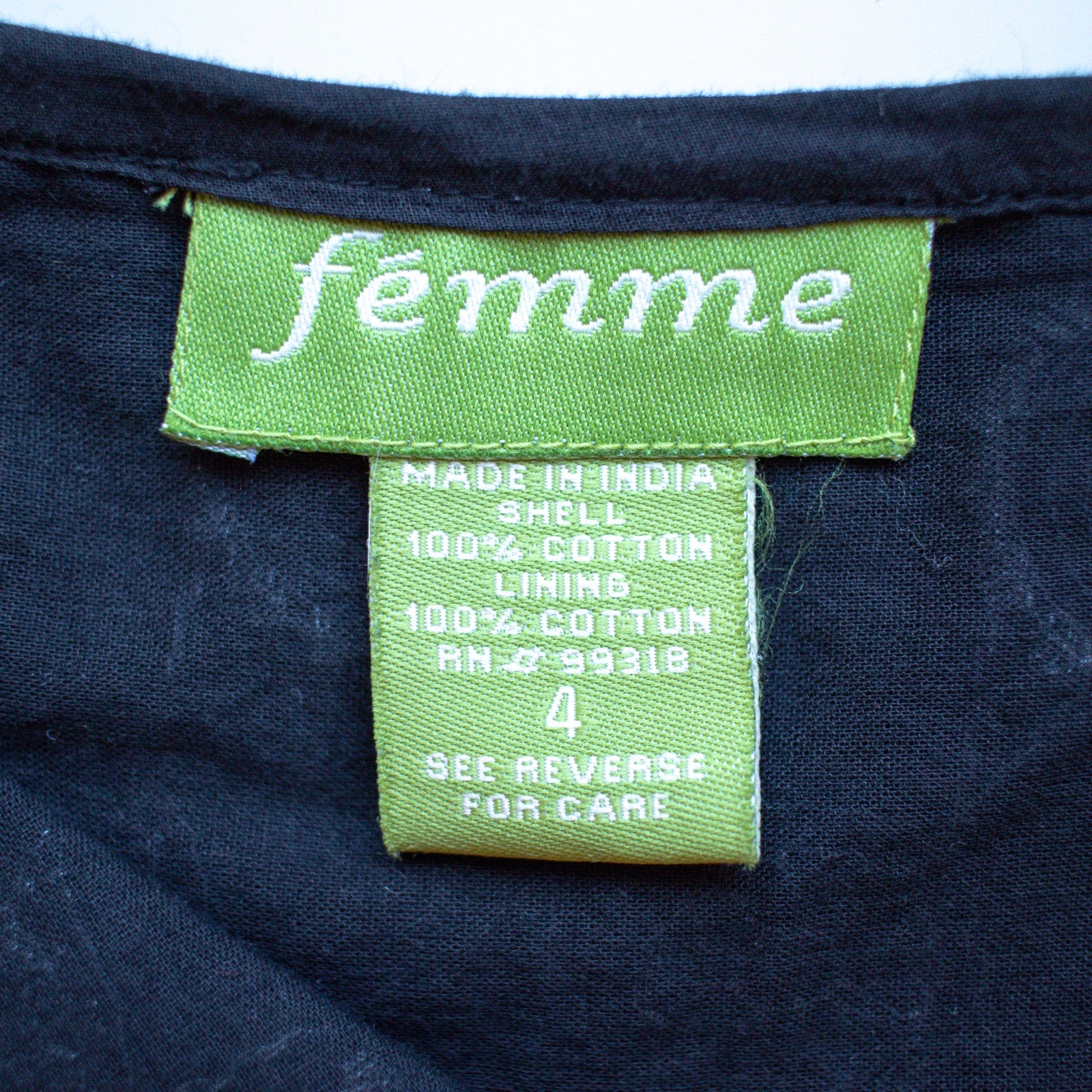 Femme Vintage Black and White Floral Stitchery Lined Maxi Skirt Size Small