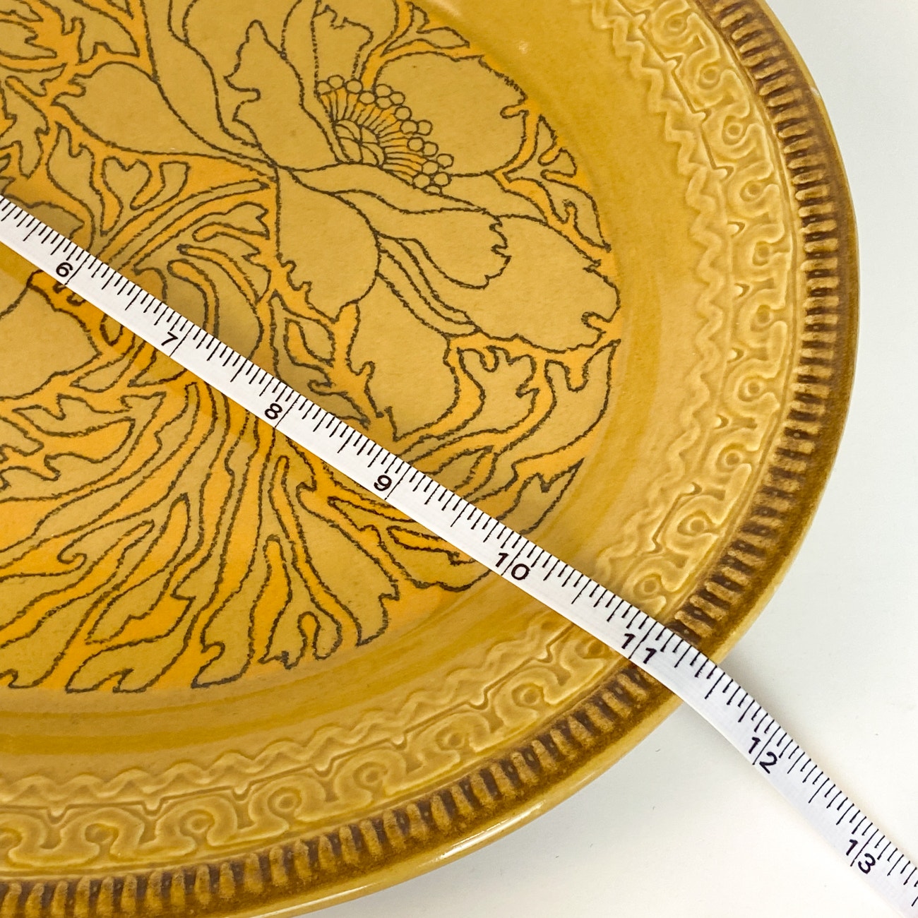 Franciscan Earthenware Amapola Dinner Plate Gold 10.75”