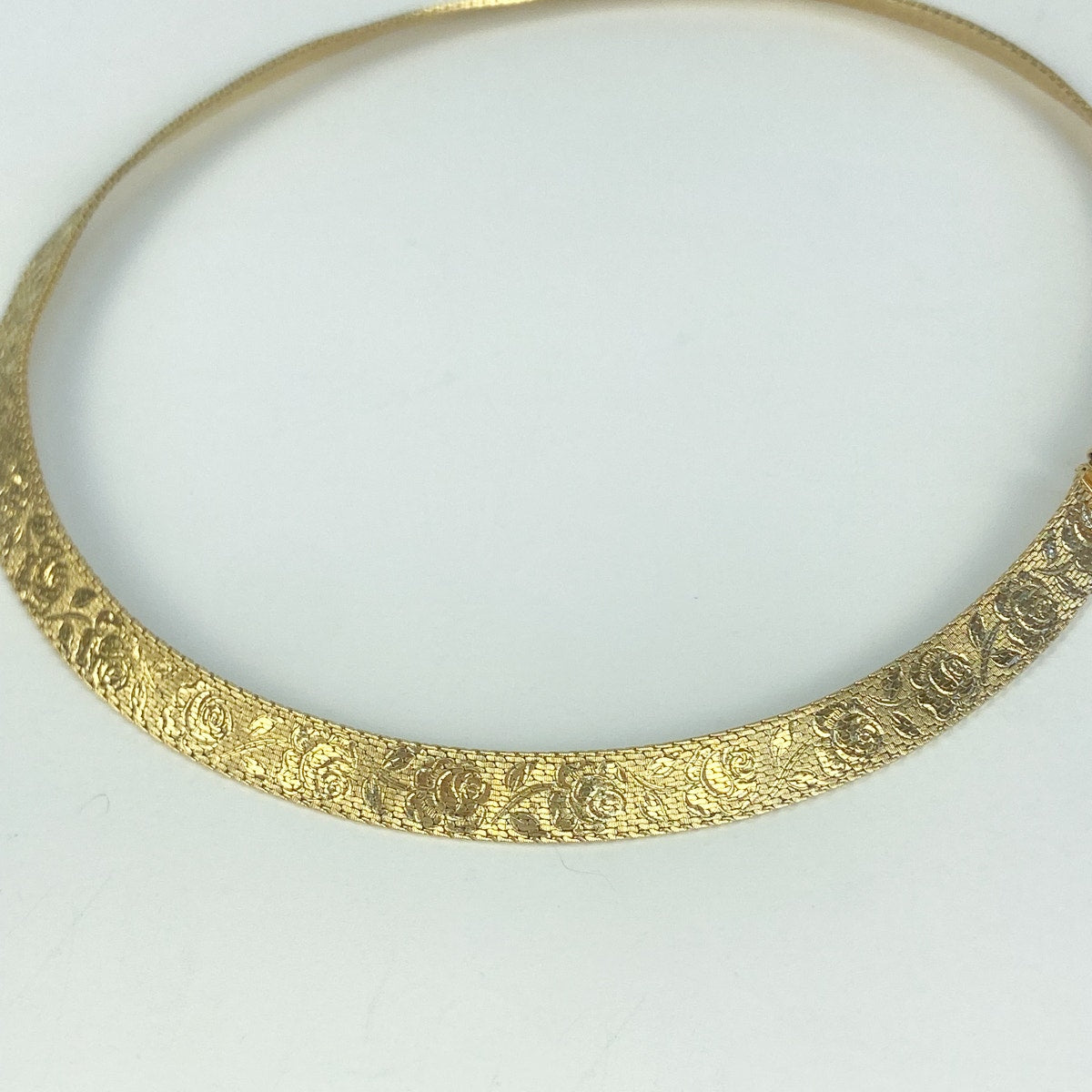 Gold Tone Collar Necklace
