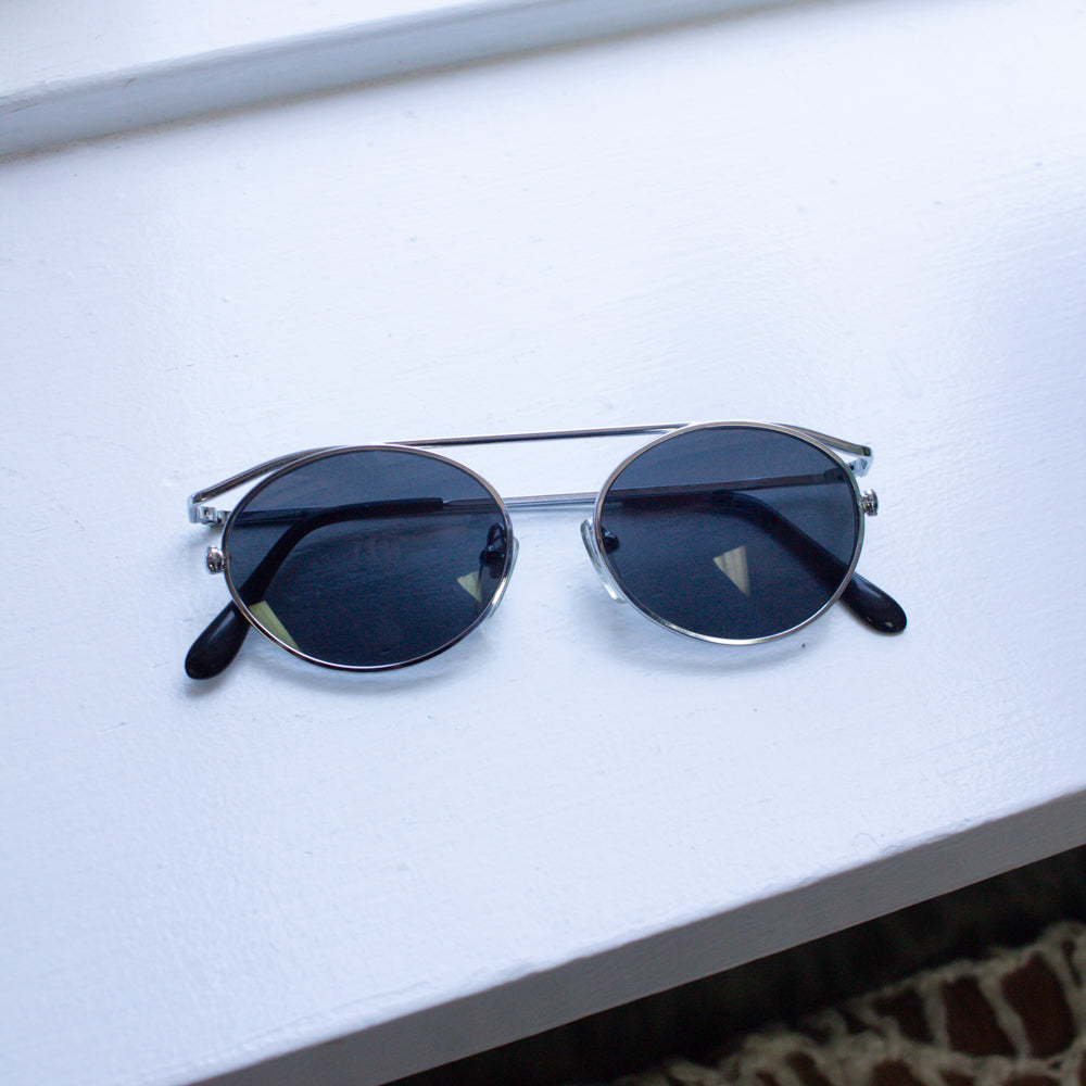 Funky Silver Tone Sunglasses
