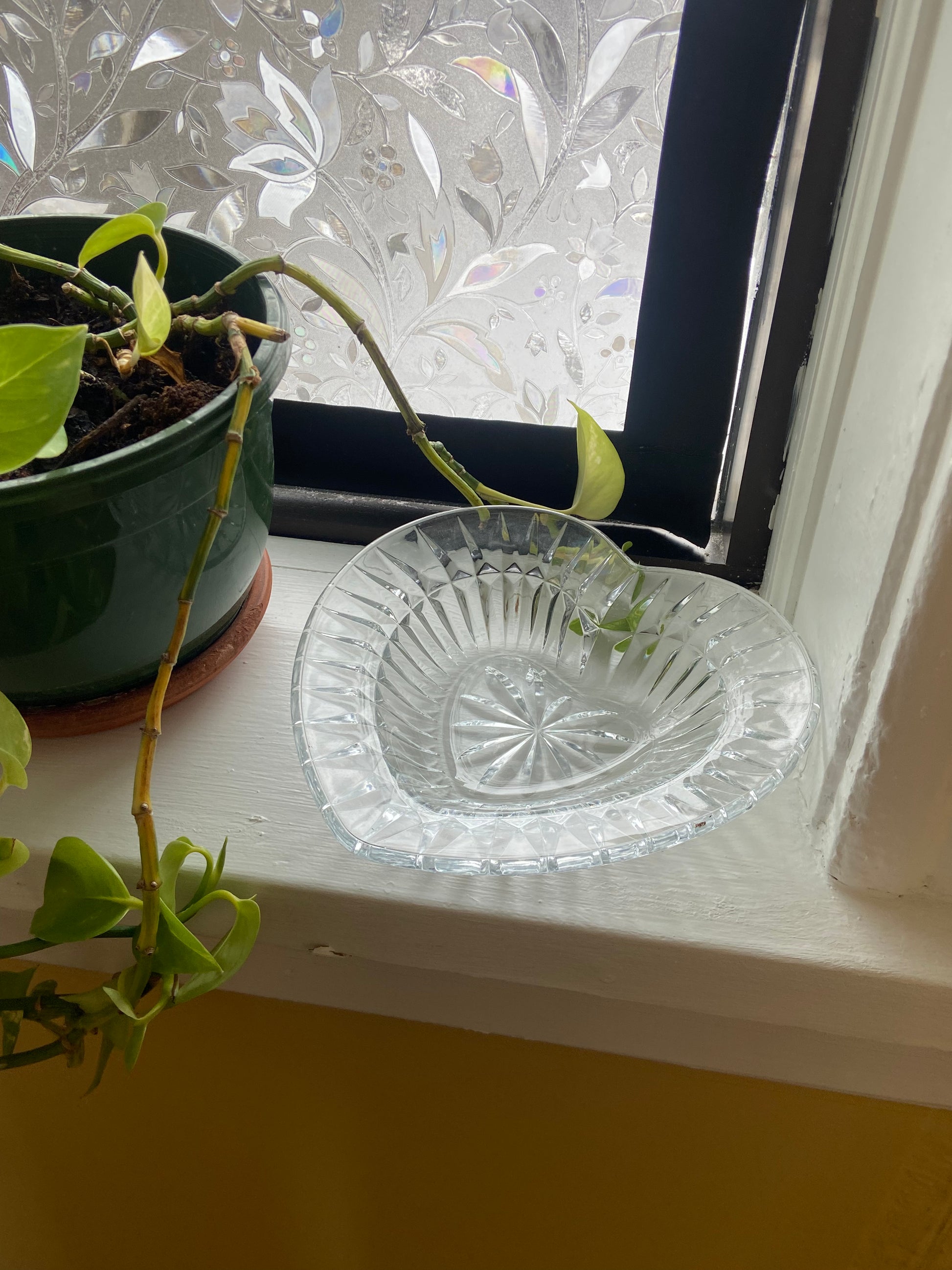 Heart Glass Dish