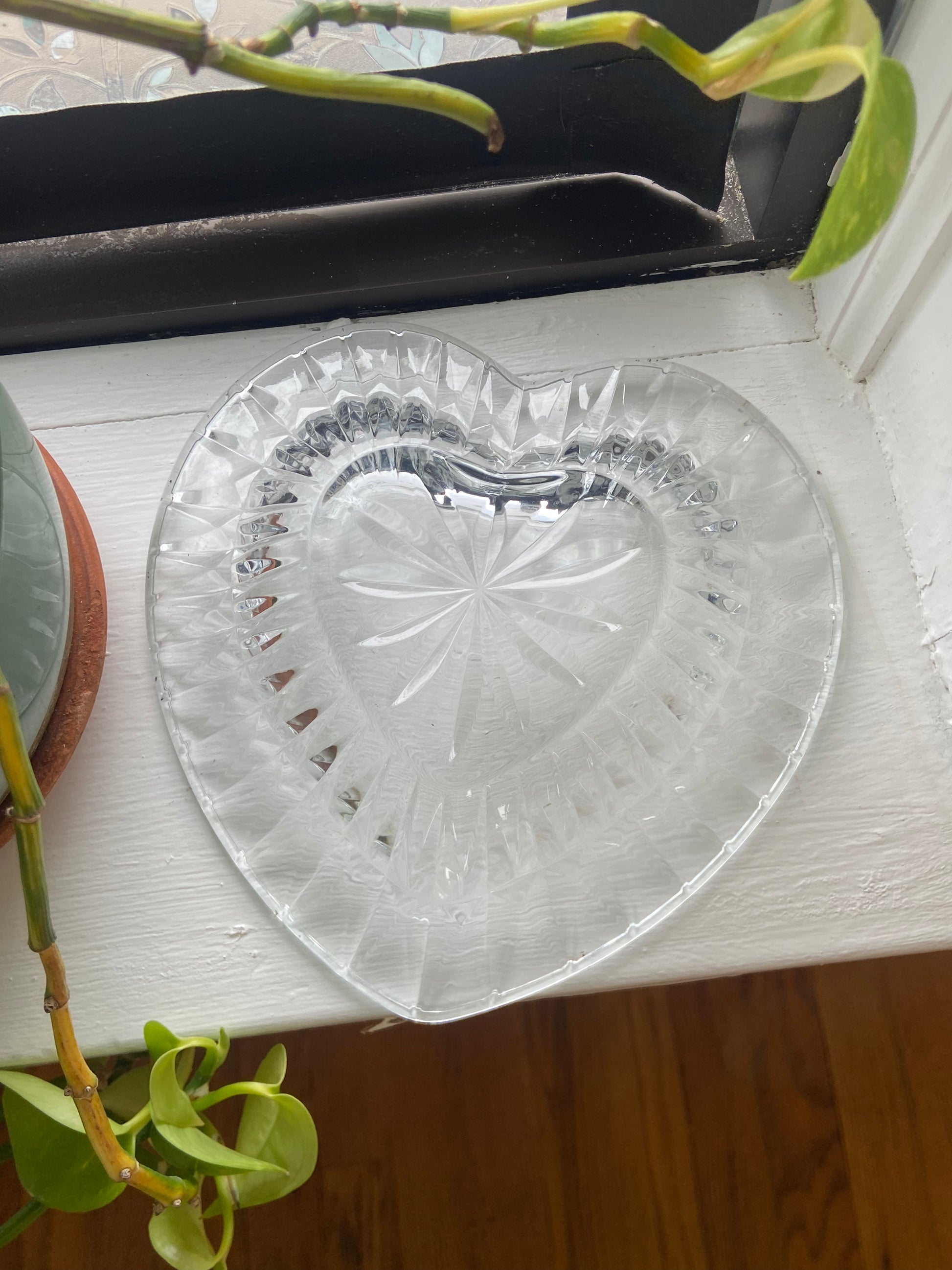 Heart Glass Dish