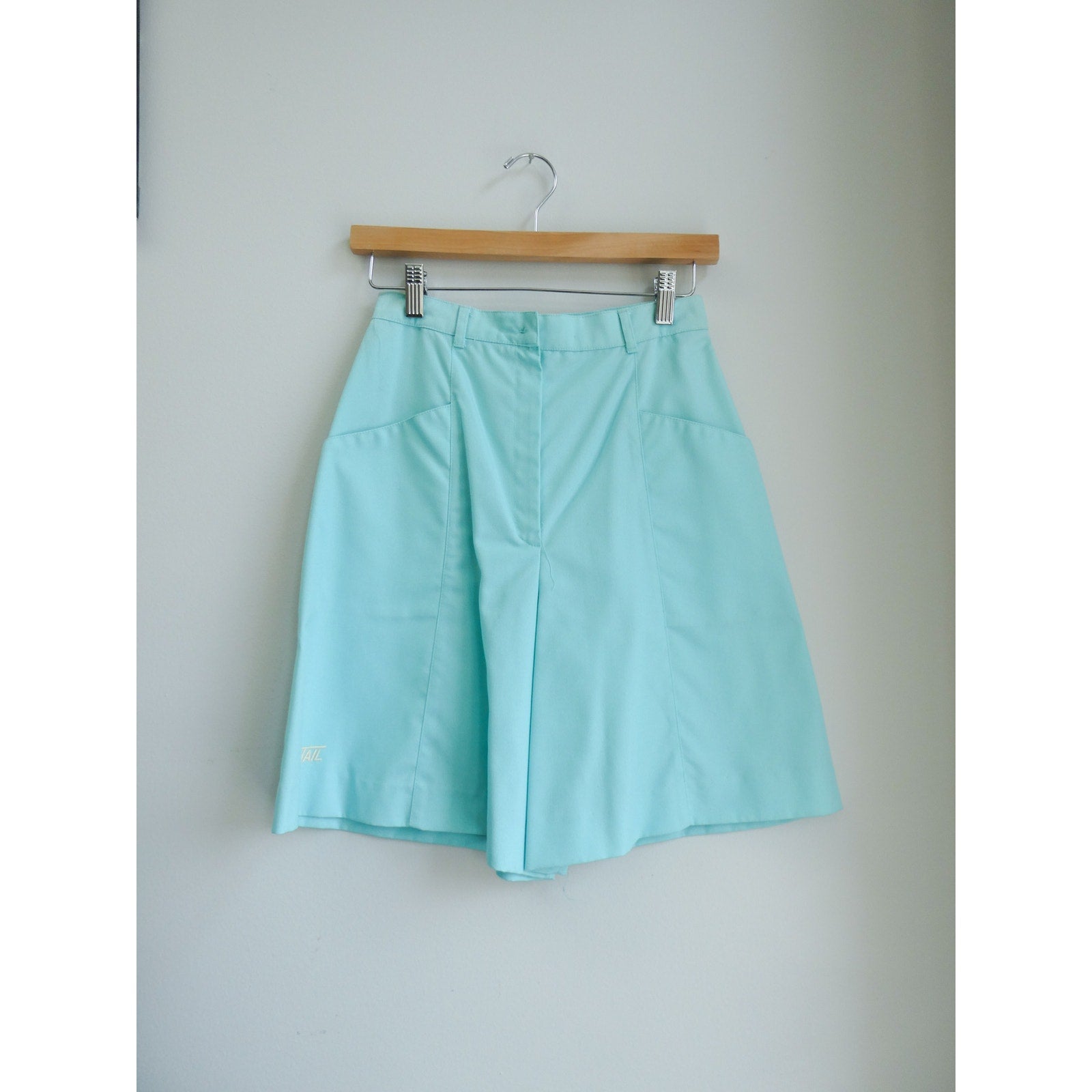 Vintage High Waisted Teal Shorts Size Small