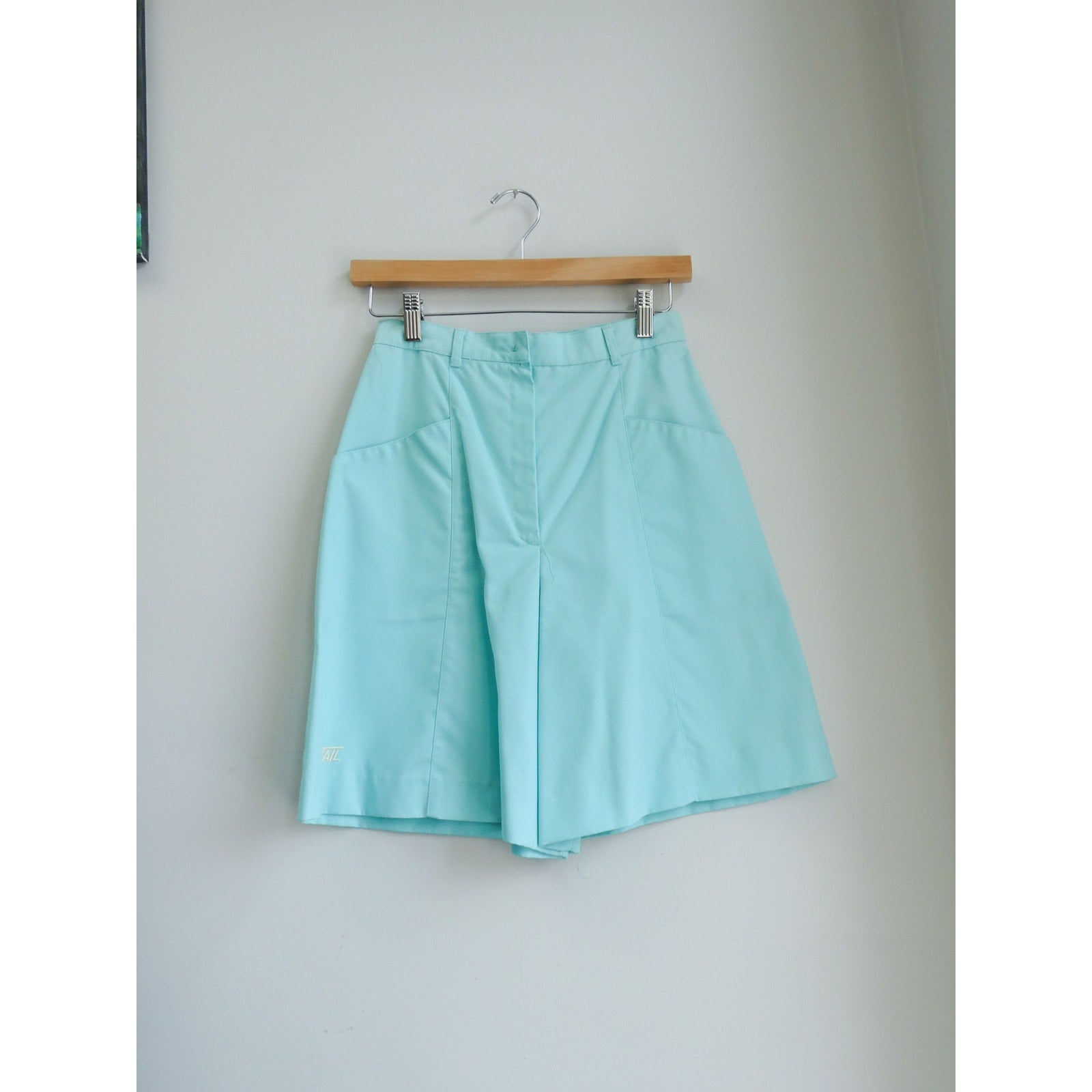 Vintage High Waisted Teal Shorts Size Small