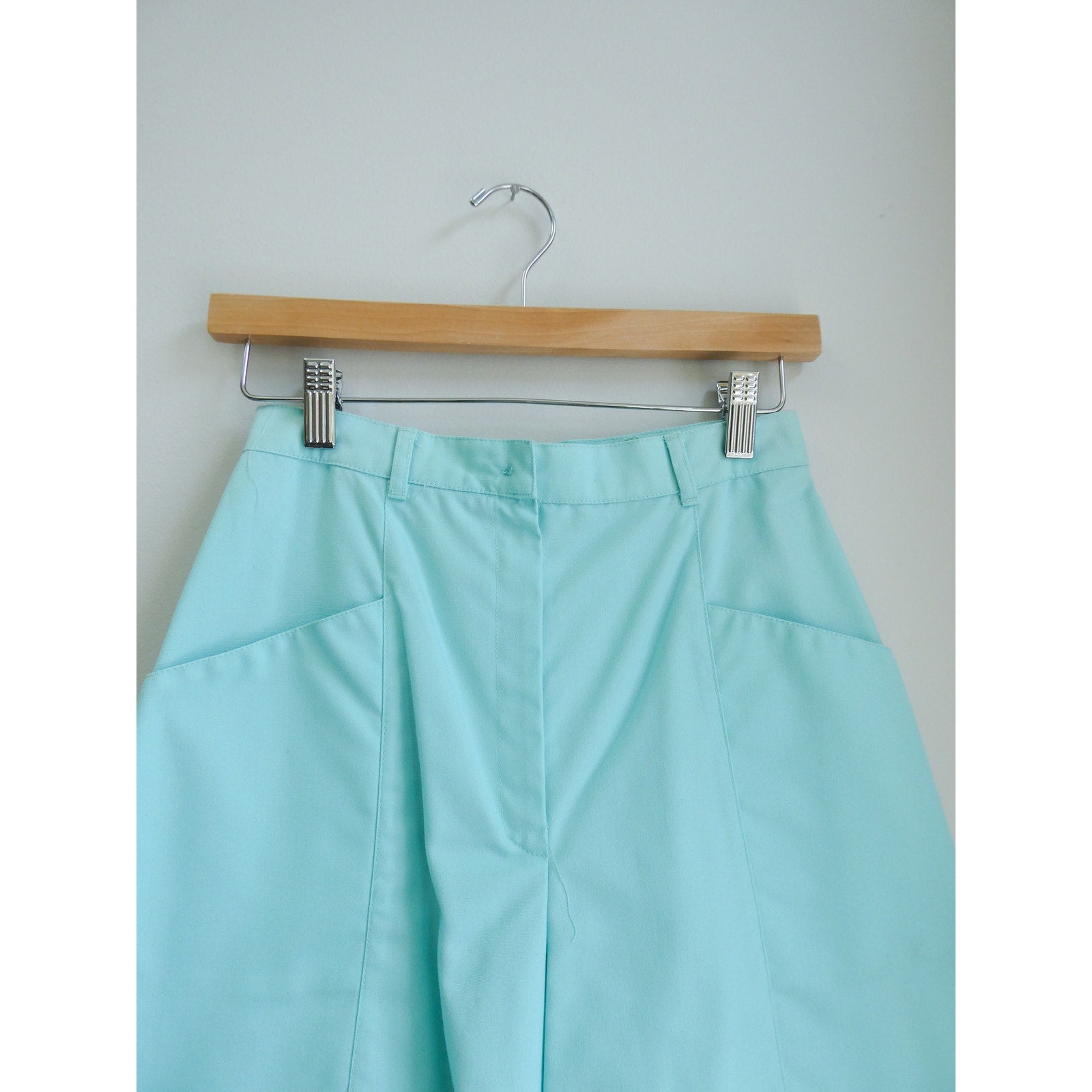 Vintage High Waisted Teal Shorts Size Small