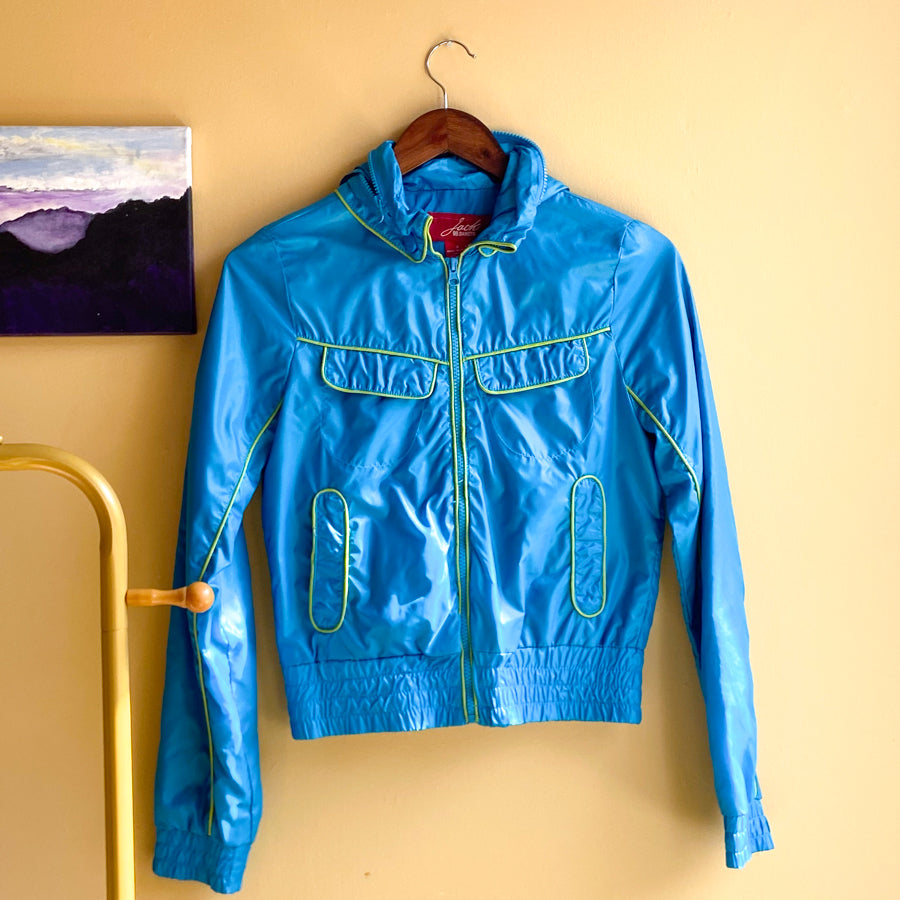 Blue Windbreaker
