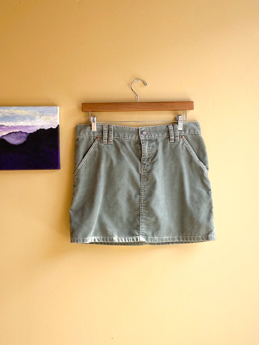 Corduroy Skirt