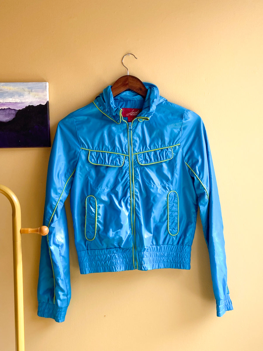 Blue Windbreaker